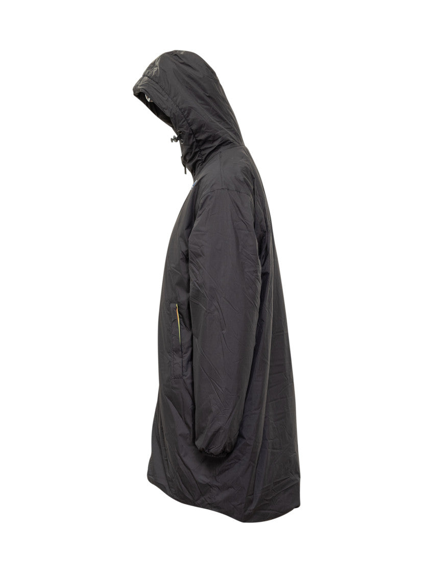 Black Logo Hood Jacket 3