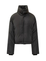 Black Mock Collar Jacket 1