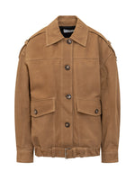 Brown Shirt Collar Jacket 1
