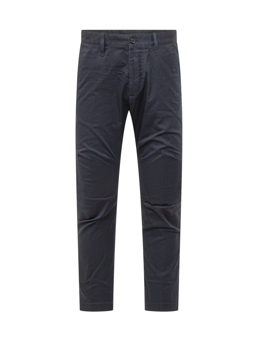 Navy Blue Slim Chinos Pants 1