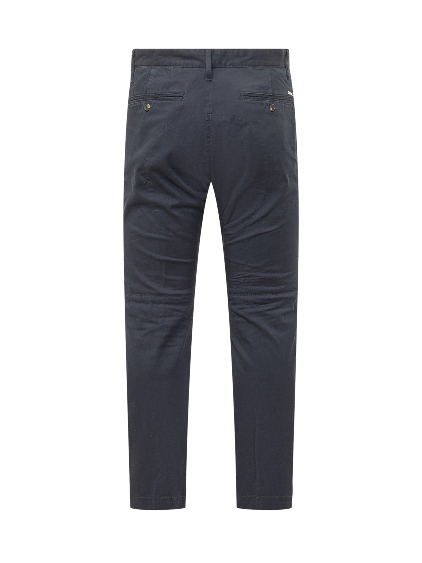 Navy Blue Slim Chinos Pants 3