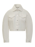 White Shirt Collar Jacket 1