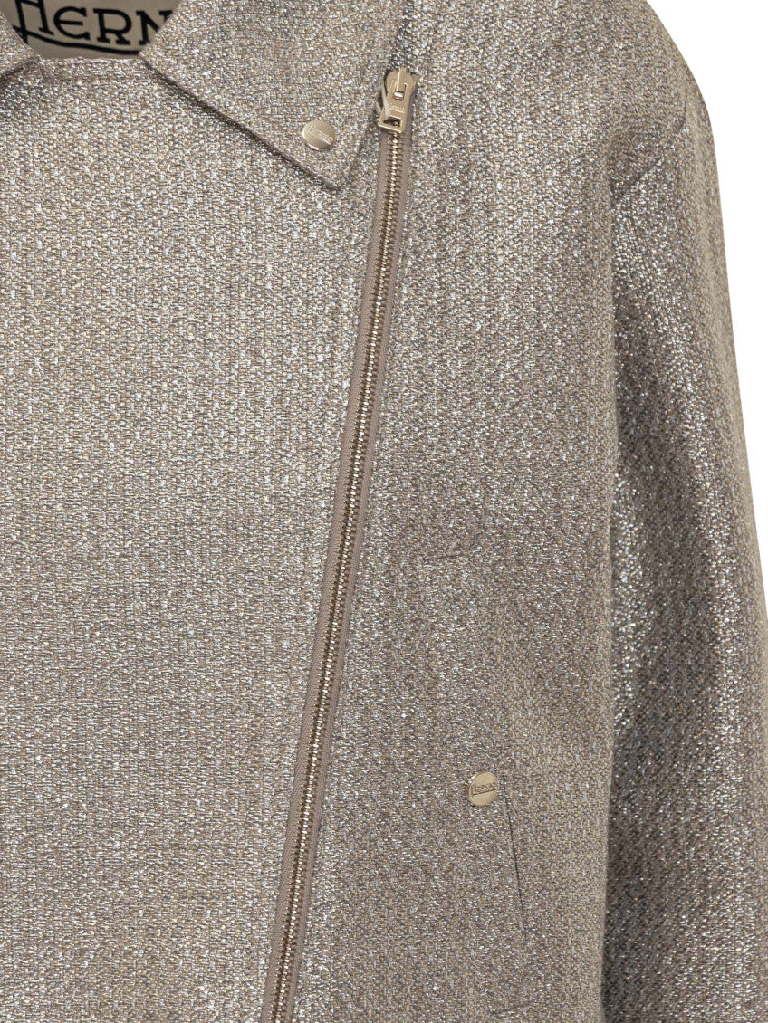 Gold Shirt Collar Jacket 4