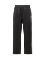 Black Straight Drawstring Pants 1