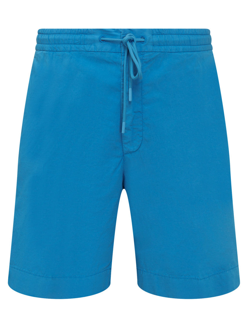 Blue Solid Shorts 1