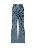 Blue Straight High Rise Jeans 1
