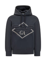 Navy Blue Hood Sweatshirt 1