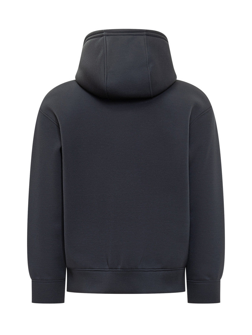 Navy Blue Hood Sweatshirt 3