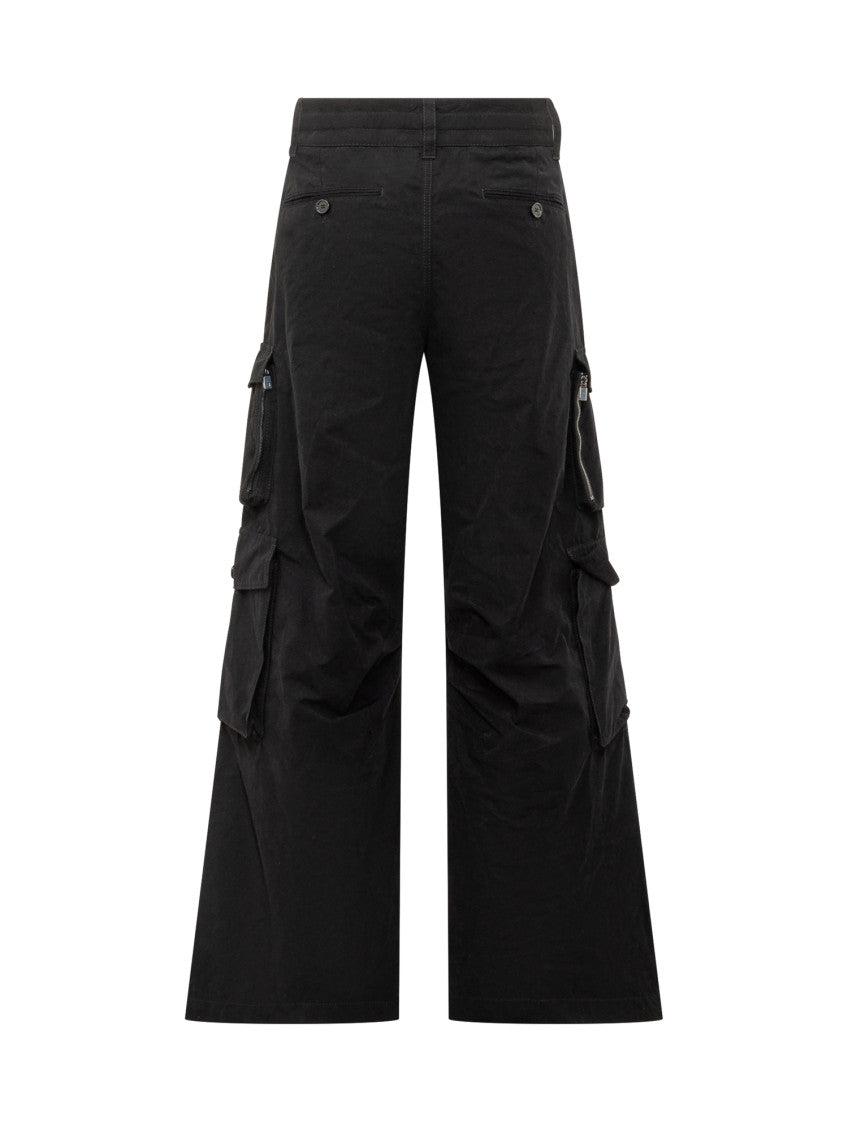 Black Loose Cargos Pants 3