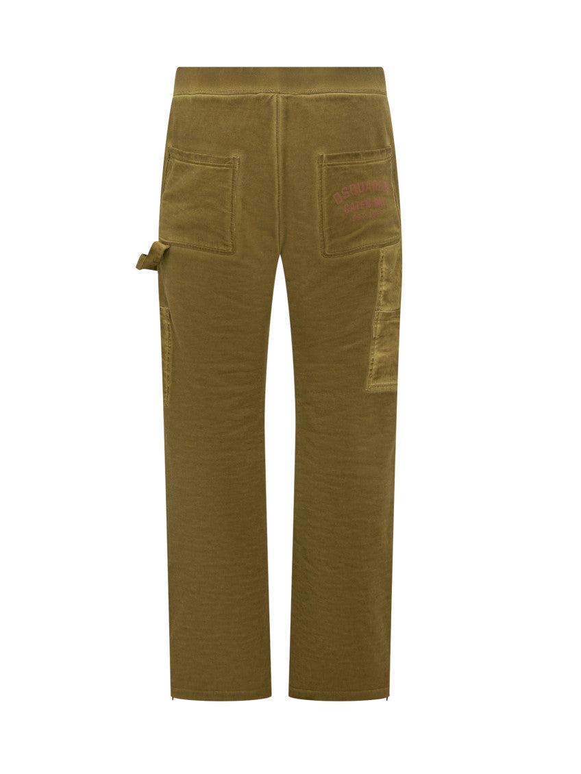 Brown Relaxed Cargos Pants 3