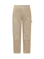 Beige Straight Cargos Pants 1