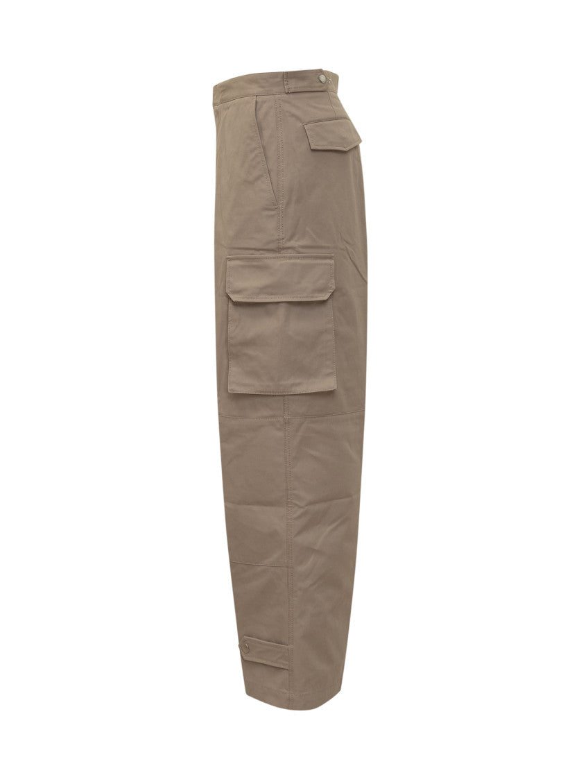 Beige Relaxed Cargos Pants 2