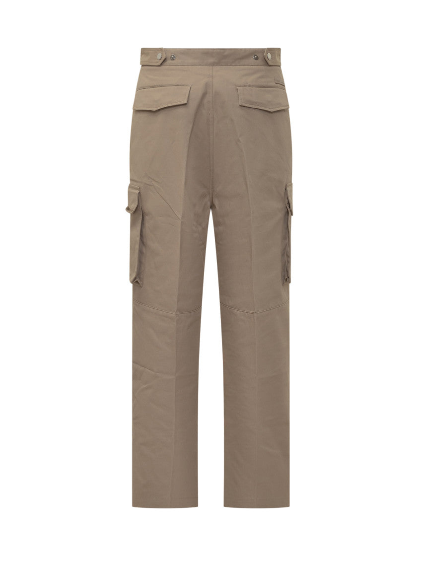 Beige Relaxed Cargos Pants 3