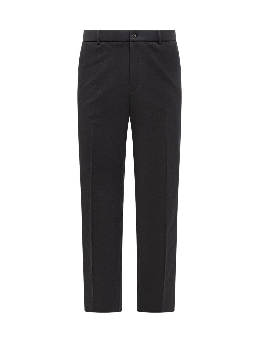 Blue Tailored Flat Front Pants 1