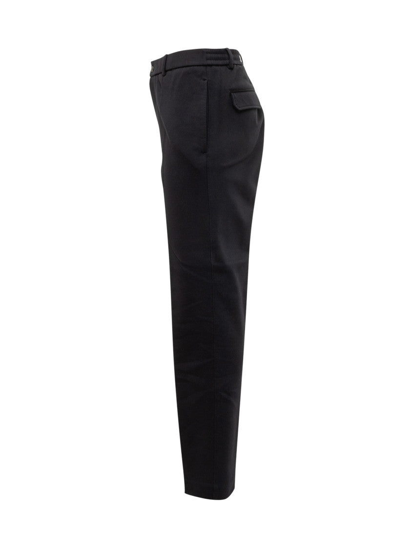 Blue Tailored Flat Front Pants 2