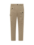 Beige Slim Cargo Pants 1