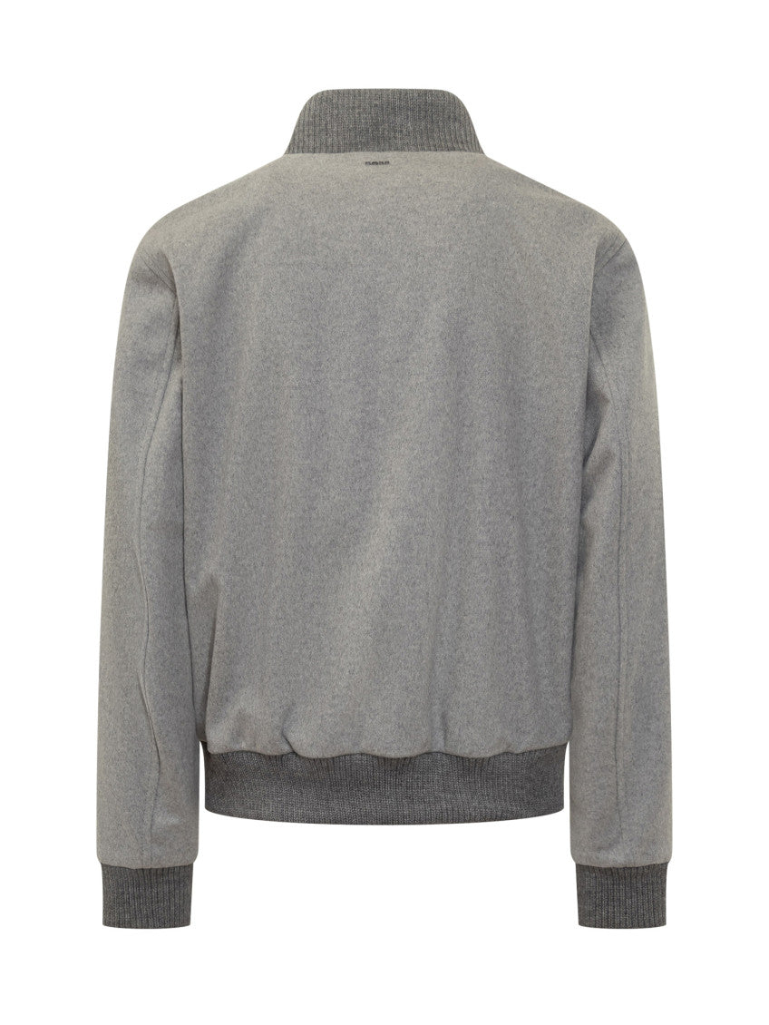 Grey Solid Jacket 4