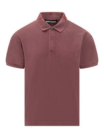 Red Solid Shirt Collar Polo 1