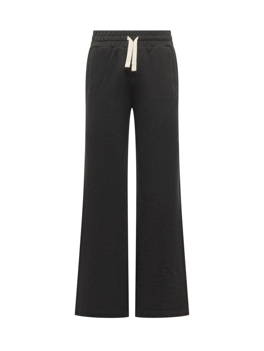 Black Relaxed Drawstring Pants 1