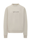 Beige Crew Neck Sweatshirt 1