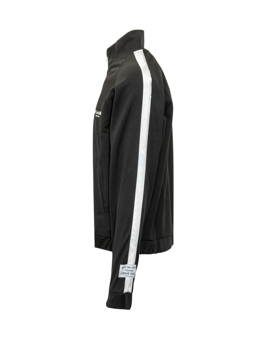 Black Mock Collar Sweatshirt 2