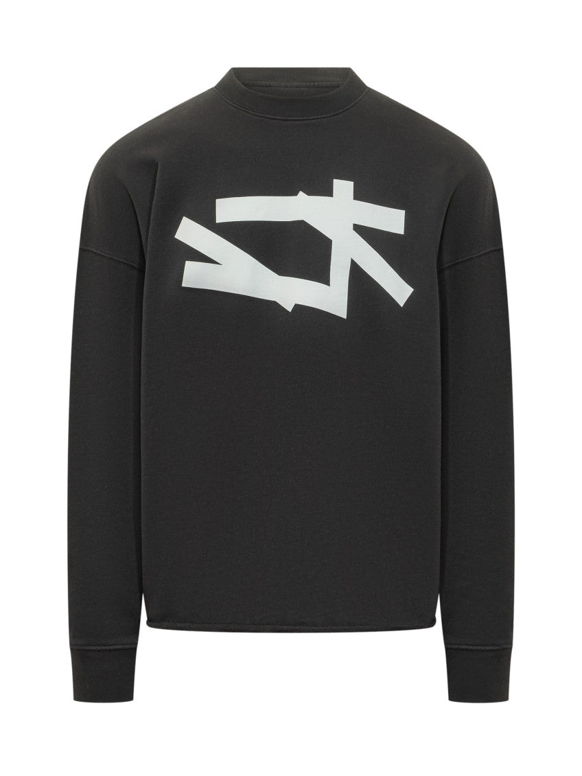 Black Crew Neck Sweatshirt 1