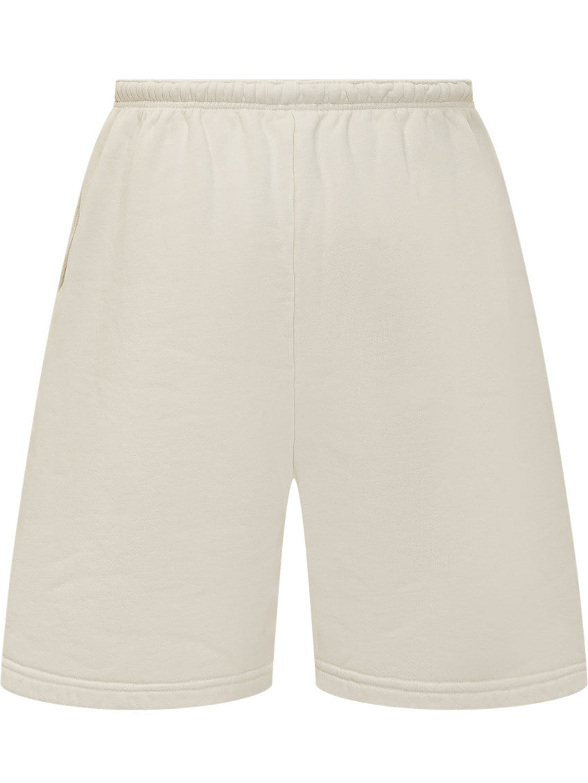 White Logo Shorts 2