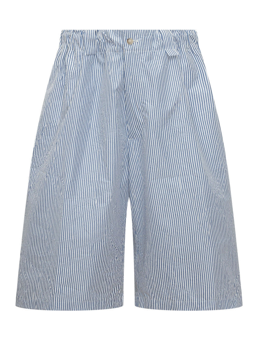 Blue Striped Shorts 1