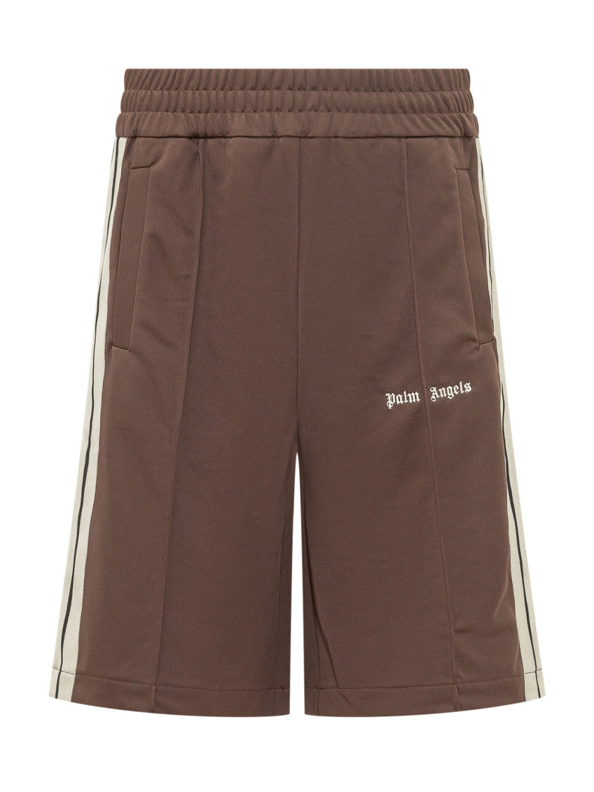 Brown Logo Shorts 1
