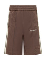 Brown Logo Shorts 1