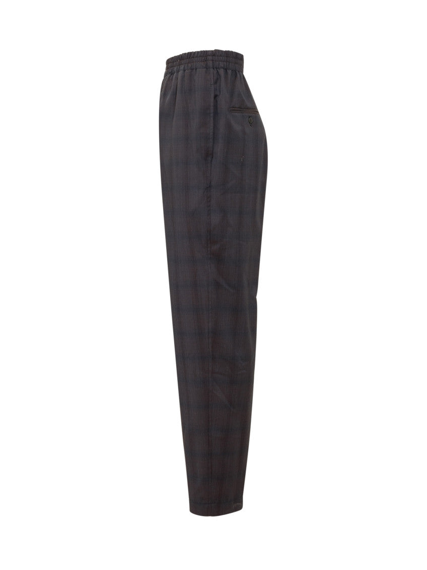 Black Relaxed Flat Front Pants 2