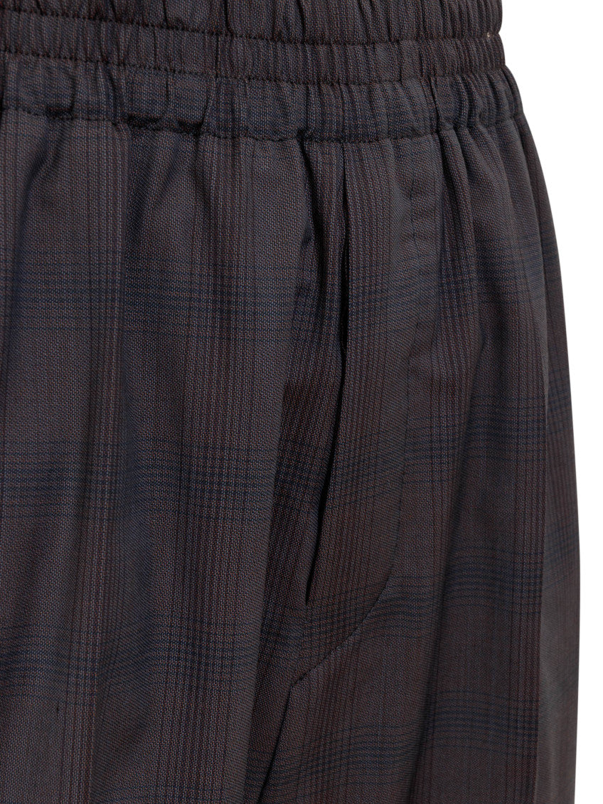 Black Relaxed Flat Front Pants 3