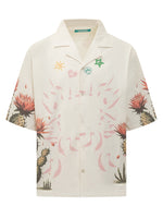 Beige Regular Printed Shirt 1