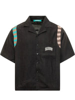 Black Regular Textured Shirt 1