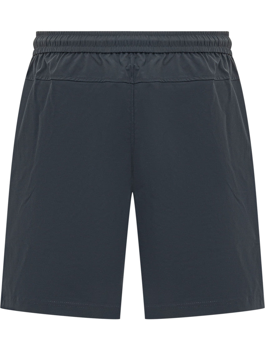 Blue Solid Shorts 2
