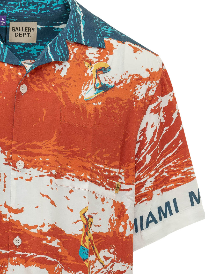 Red Relaxed Printed Shirt 2