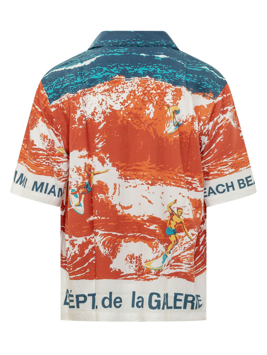 Red Relaxed Printed Shirt 3