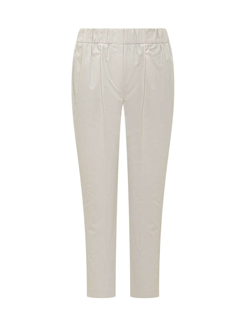 Beige Relaxed Joggers Pants 1