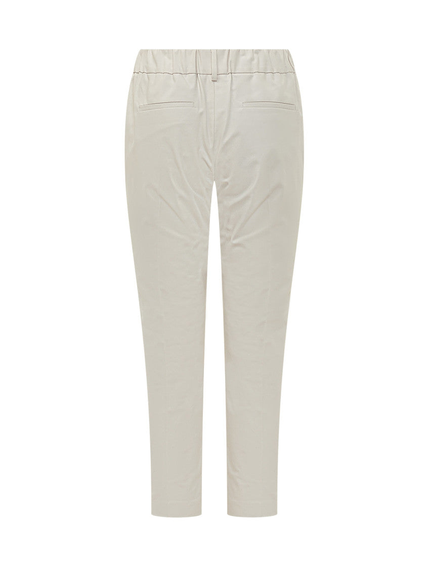 Beige Relaxed Joggers Pants 2