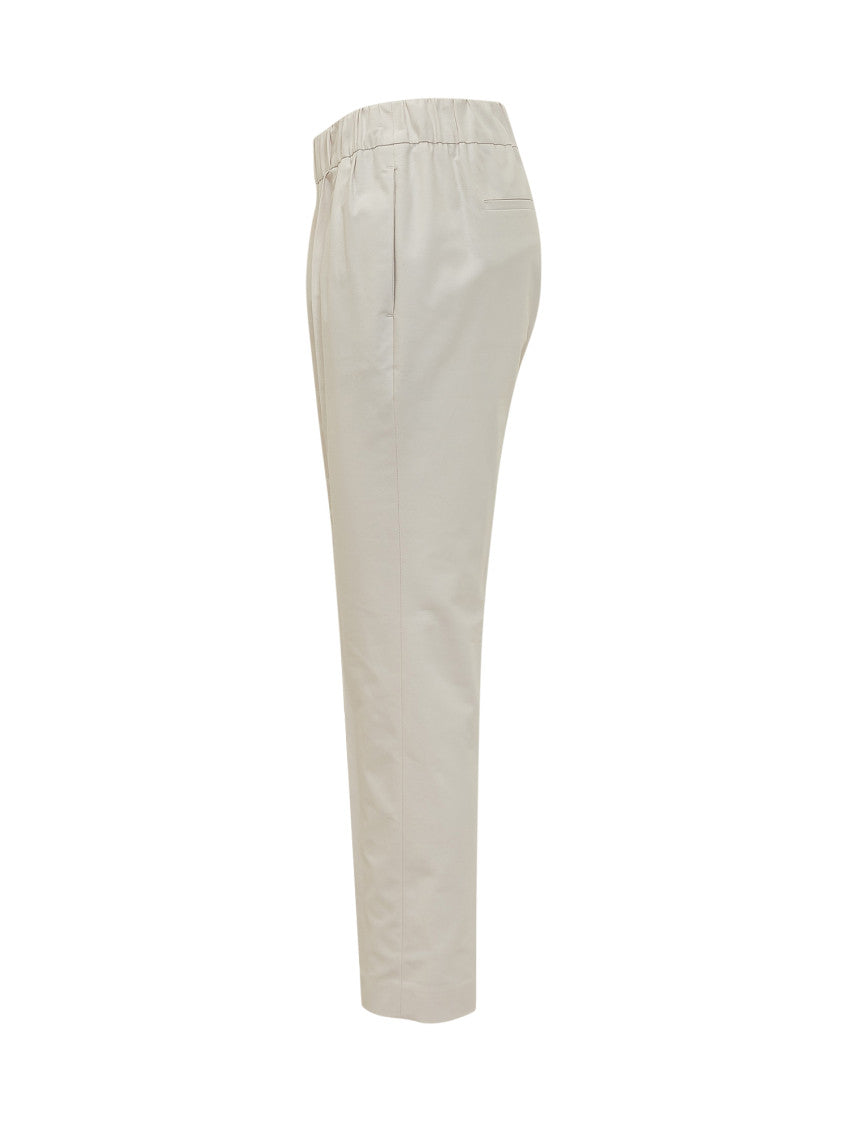 Beige Relaxed Joggers Pants 3