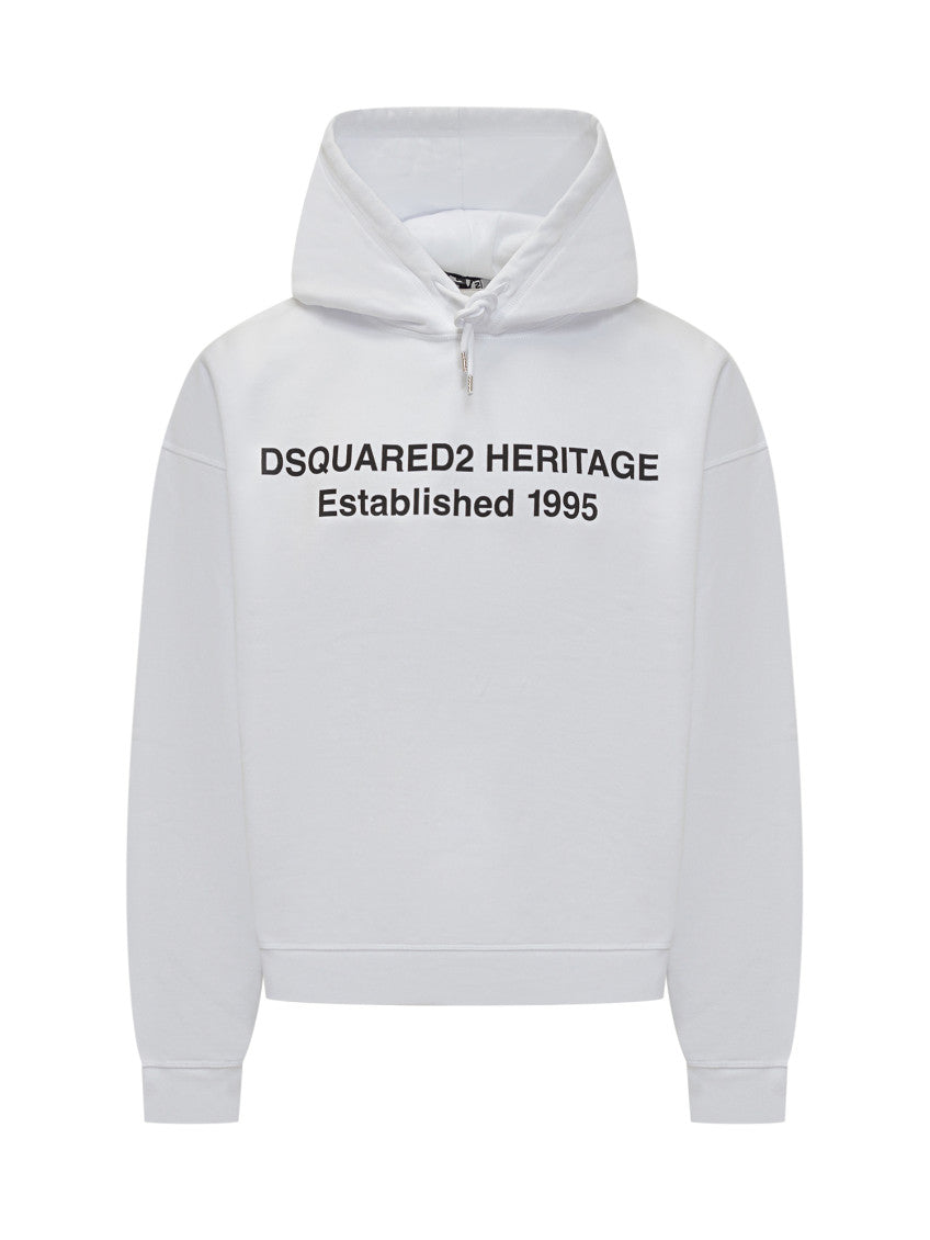 White Graphic Hoodie 1
