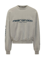 Grey Logo Crew Neck Sweatshirt 1