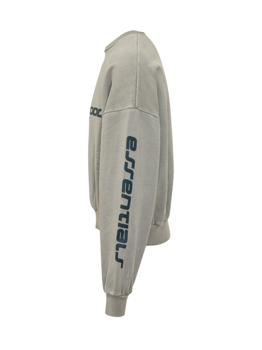 Grey Logo Crew Neck Sweatshirt 2