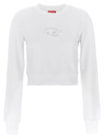 White Cropped Sweatshirt 1
