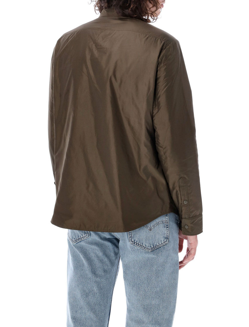 Olive Lilo Taffeta Padded Overshirt 2