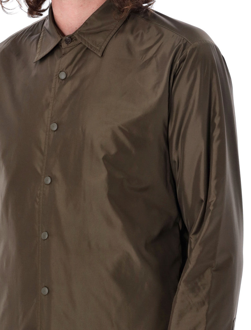 Olive Lilo Taffeta Padded Overshirt 3