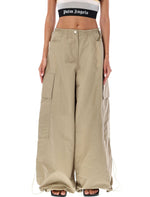 Beige Parachute Pants 1
