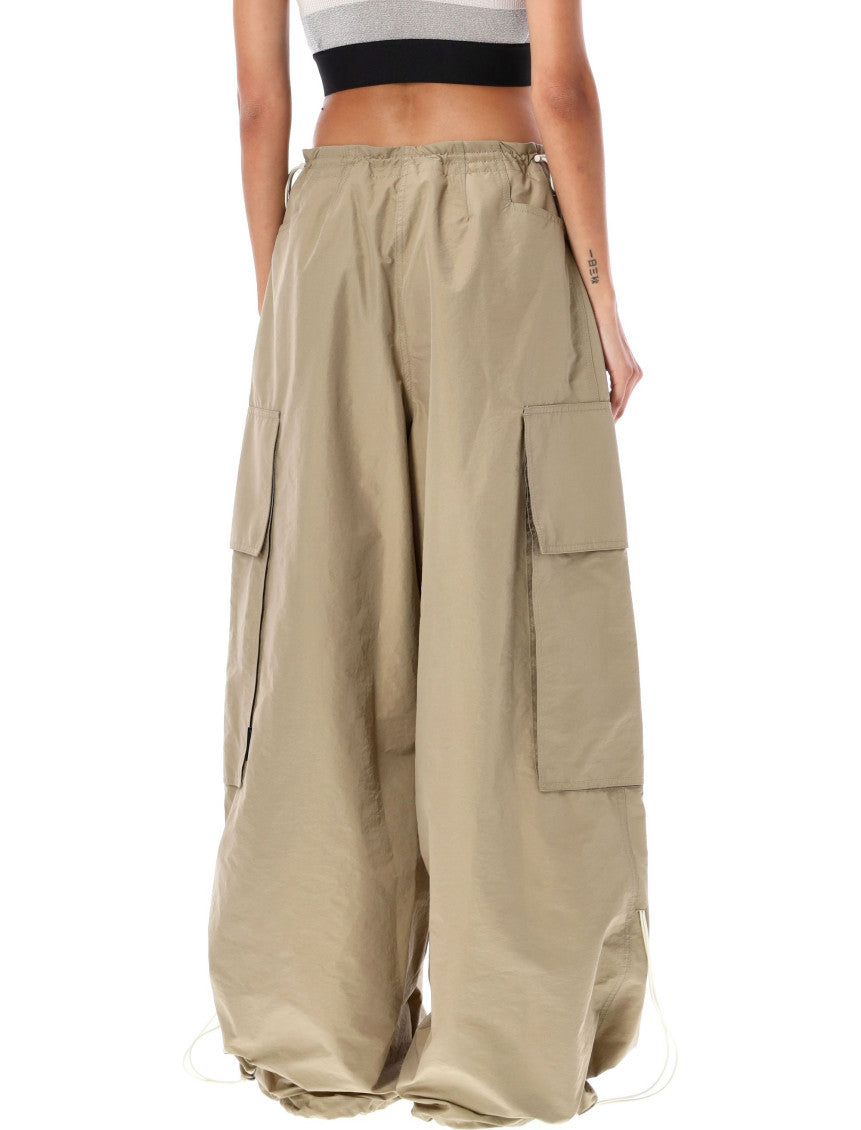 Beige Parachute Pants 2