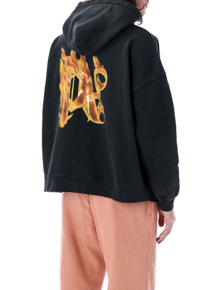 Black Backburning Monogram Hoodie 2