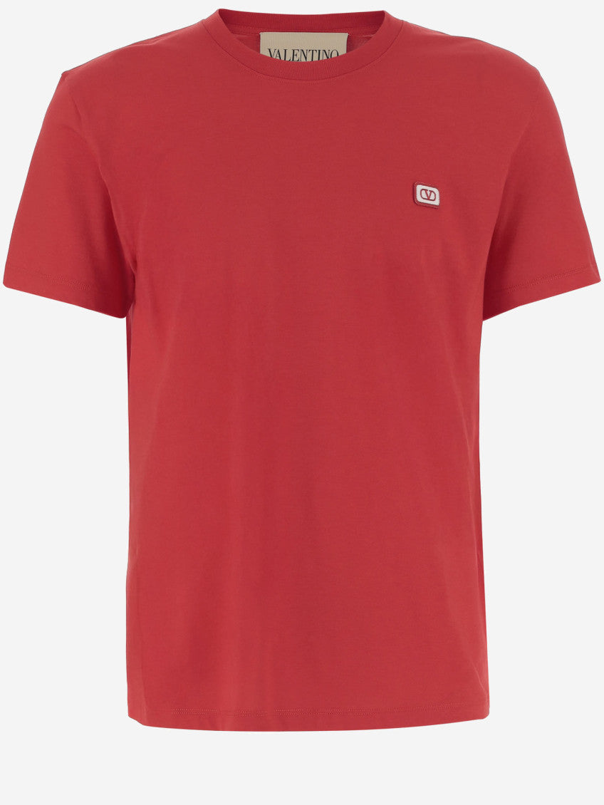Red Crew Neck T-shirt 1
